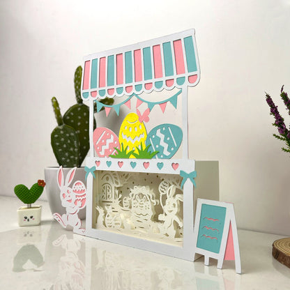 Bunny Easter – 3D Easter Shop Box File - Cricut File - VEKTOR KRAFT