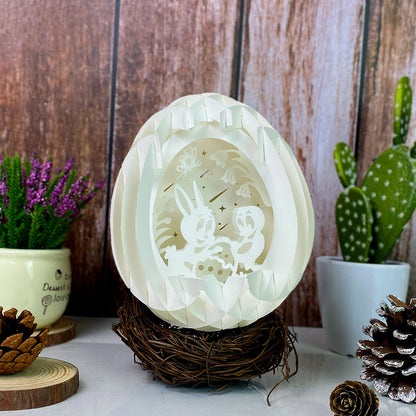 Easter Bunny 1 – 3D Pop-Up Card SVG File for Cricut & Silhouette