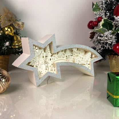 Christmas Village – 3D Box SVG File for Cricut & Silhouette