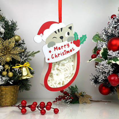 Christmas Santa 2 – 3D Box SVG File for Cricut & Silhouette