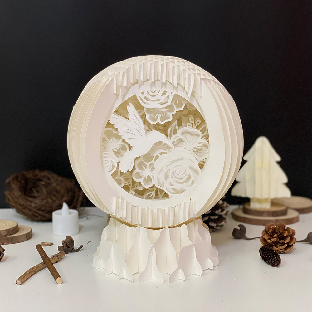 Hummingbirds – 3D Pop-Up Card SVG File for Cricut & Silhouette