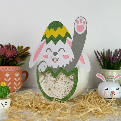 Bunny Easter – 3D Easter Egg Box File - Cricut File - VEKTOR KRAFT