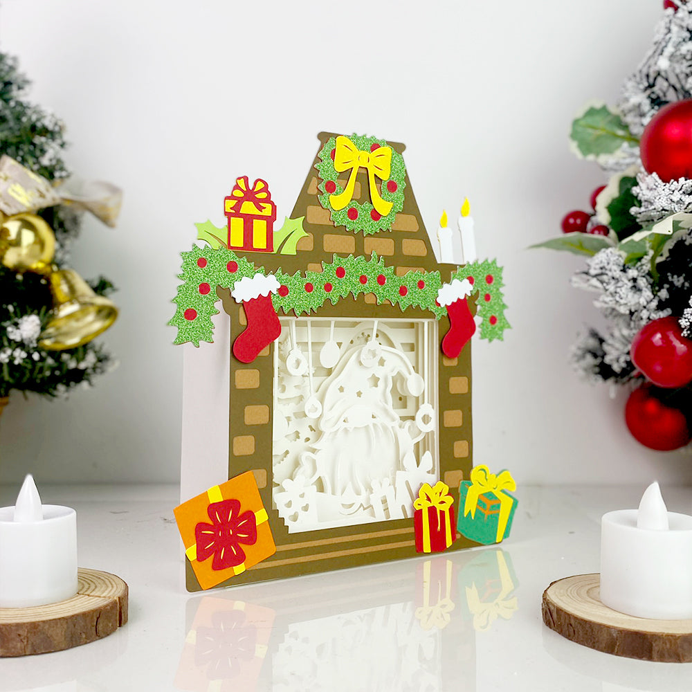 Christmas Gnome – 3D Box SVG File for Cricut & Silhouette