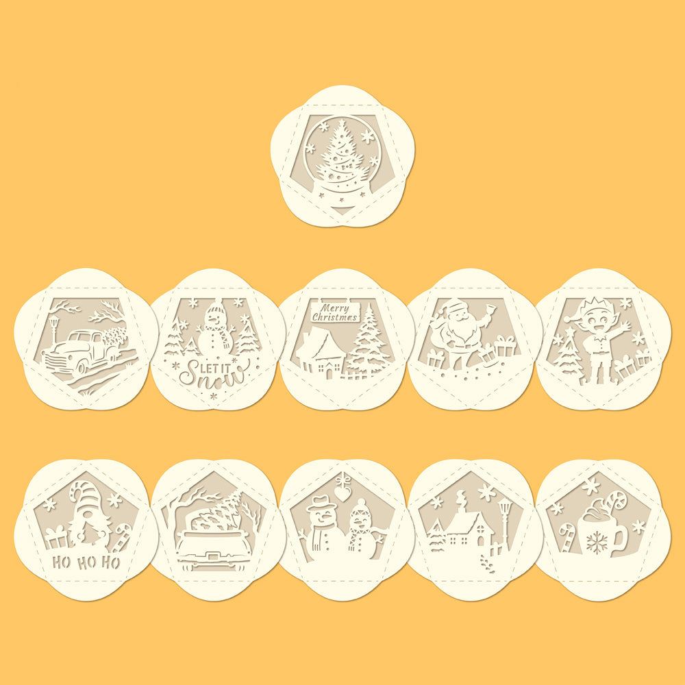 Xmas 2 – 3D Lantern SVG File for Cricut & Silhouette
