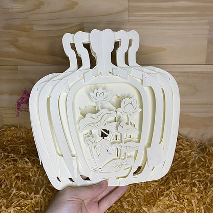 Lotus – 3D Pop-Up Card SVG File for Cricut & Silhouette