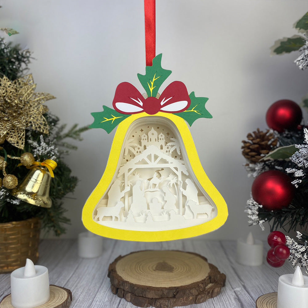 Nativity – 3D Lantern SVG File for Cricut & Silhouette