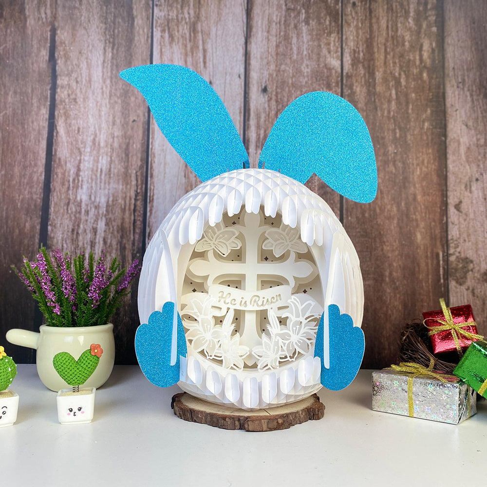 He Is Risen – 3D Pop-Up Card SVG File for Cricut & Silhouette