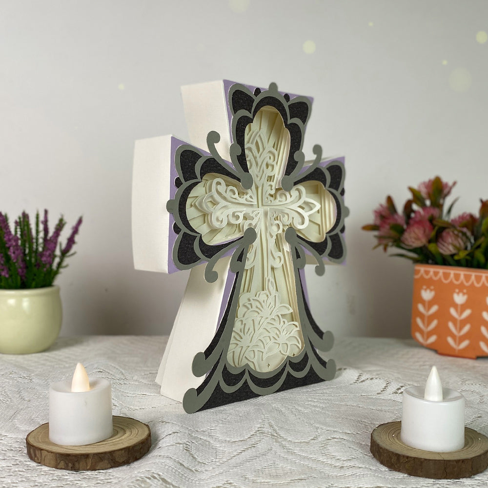 Cross – 3D Box SVG File for Cricut & Silhouette