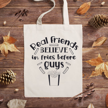 Real Friends Believe In Fries Before Guys - Cricut File - VEKTOR KRAFT