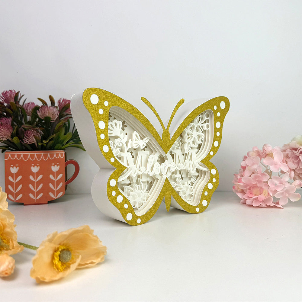 Best Mom – 3D Butterfly Box File - Cricut File - VEKTOR KRAFT