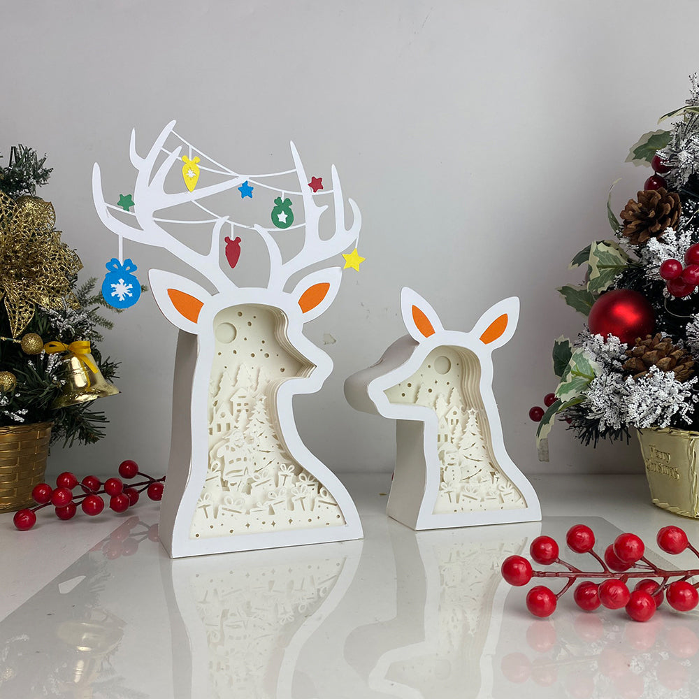 Christmas Village – 3D Box SVG File for Cricut & Silhouette