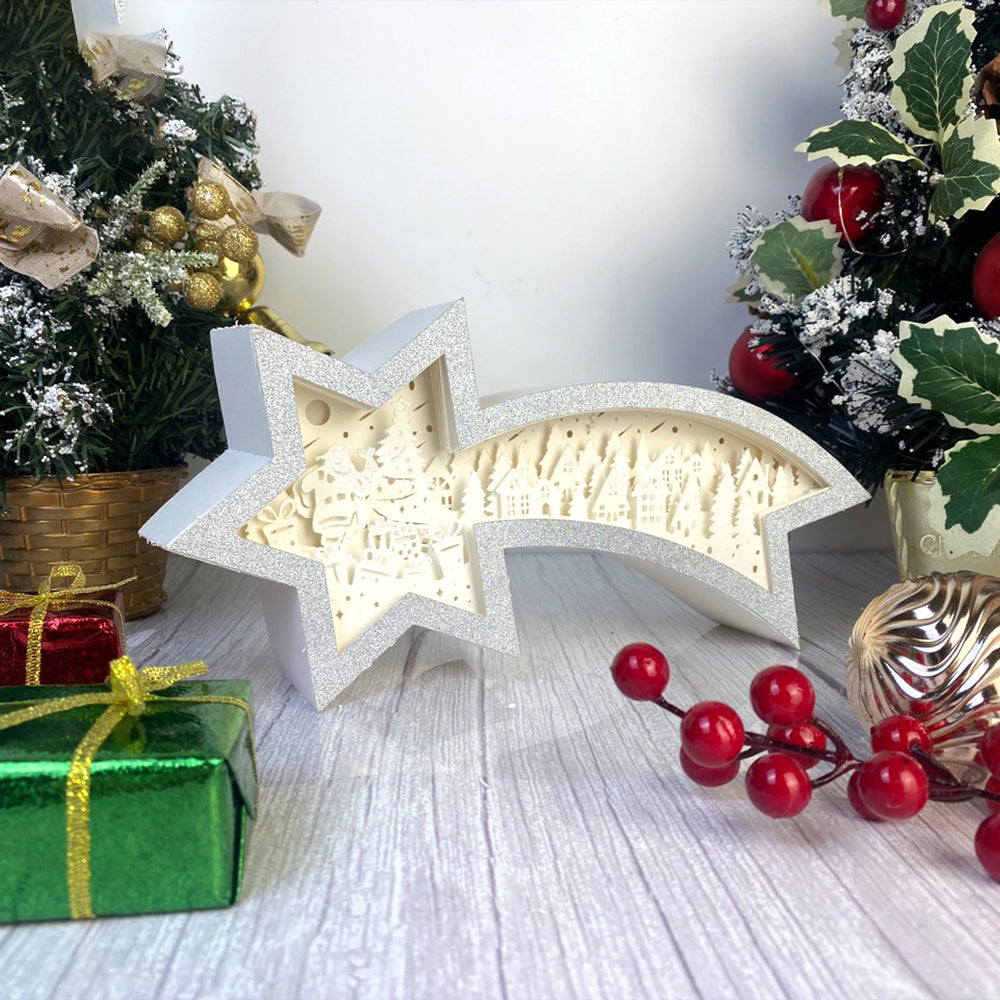 Merry Christmas – 3D Box SVG File for Cricut & Silhouette