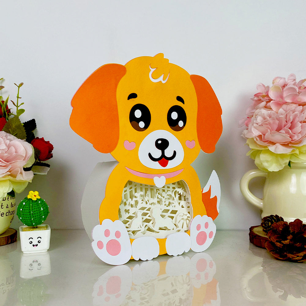 Dog And Cat – 3D Box SVG File for Cricut & Silhouette