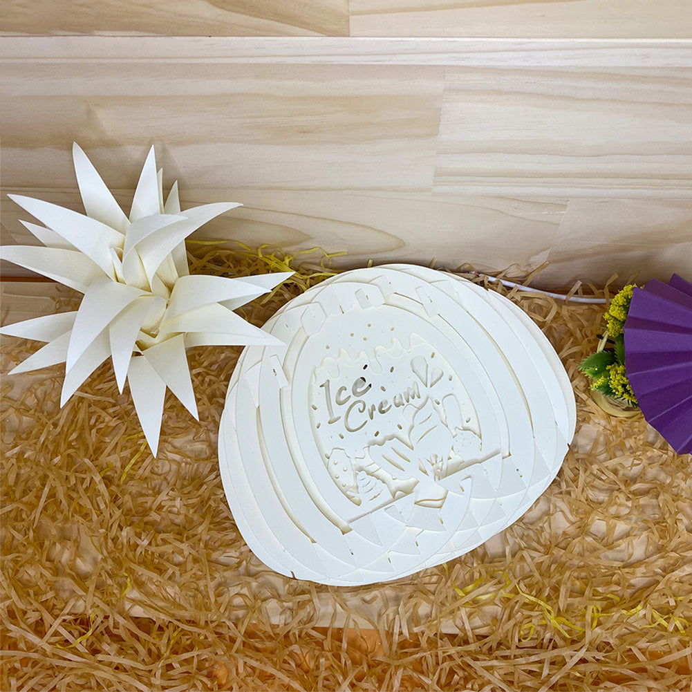 Ice Cream – 3D Pop-Up Card SVG File for Cricut & Silhouette
