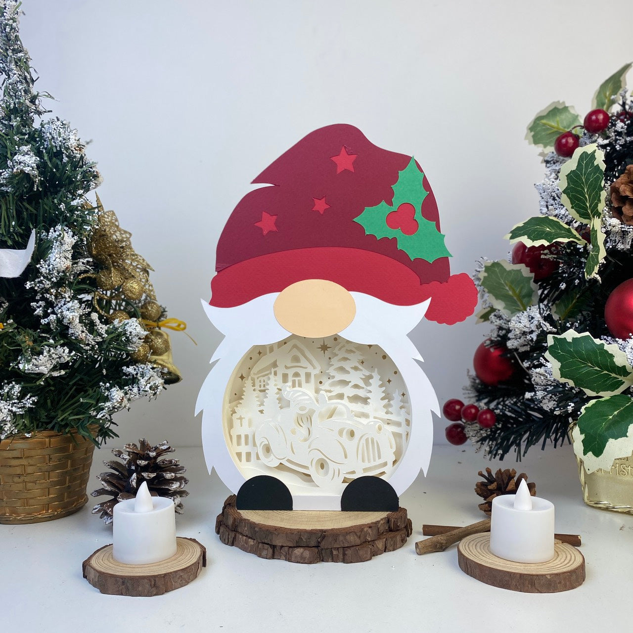 Gnome Truck – 3D Box SVG File for Cricut & Silhouette