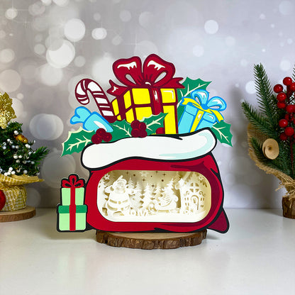 Santa – 3D Box SVG File for Cricut & Silhouette