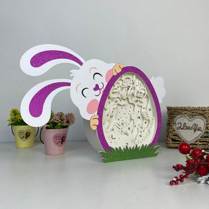 Happy Easter – 3D Easter Egg Box 2 File - Cricut File - VEKTOR KRAFT