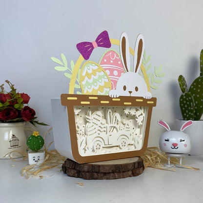 Easter Truck – 3D Easter Basket Box 2 File - Cricut File - VEKTOR KRAFT