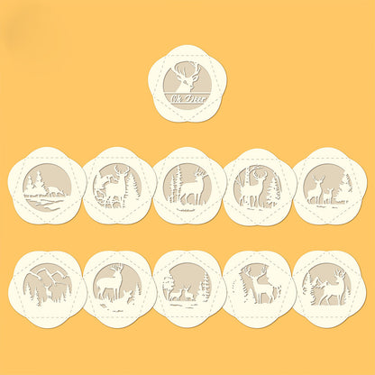 Deer – 3D Lantern SVG File for Cricut & Silhouette