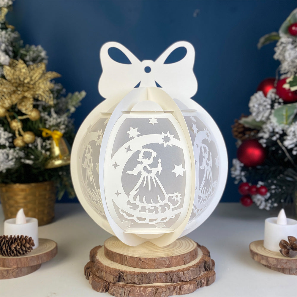 Xmas Angel – 3D Lantern SVG File for Cricut & Silhouette