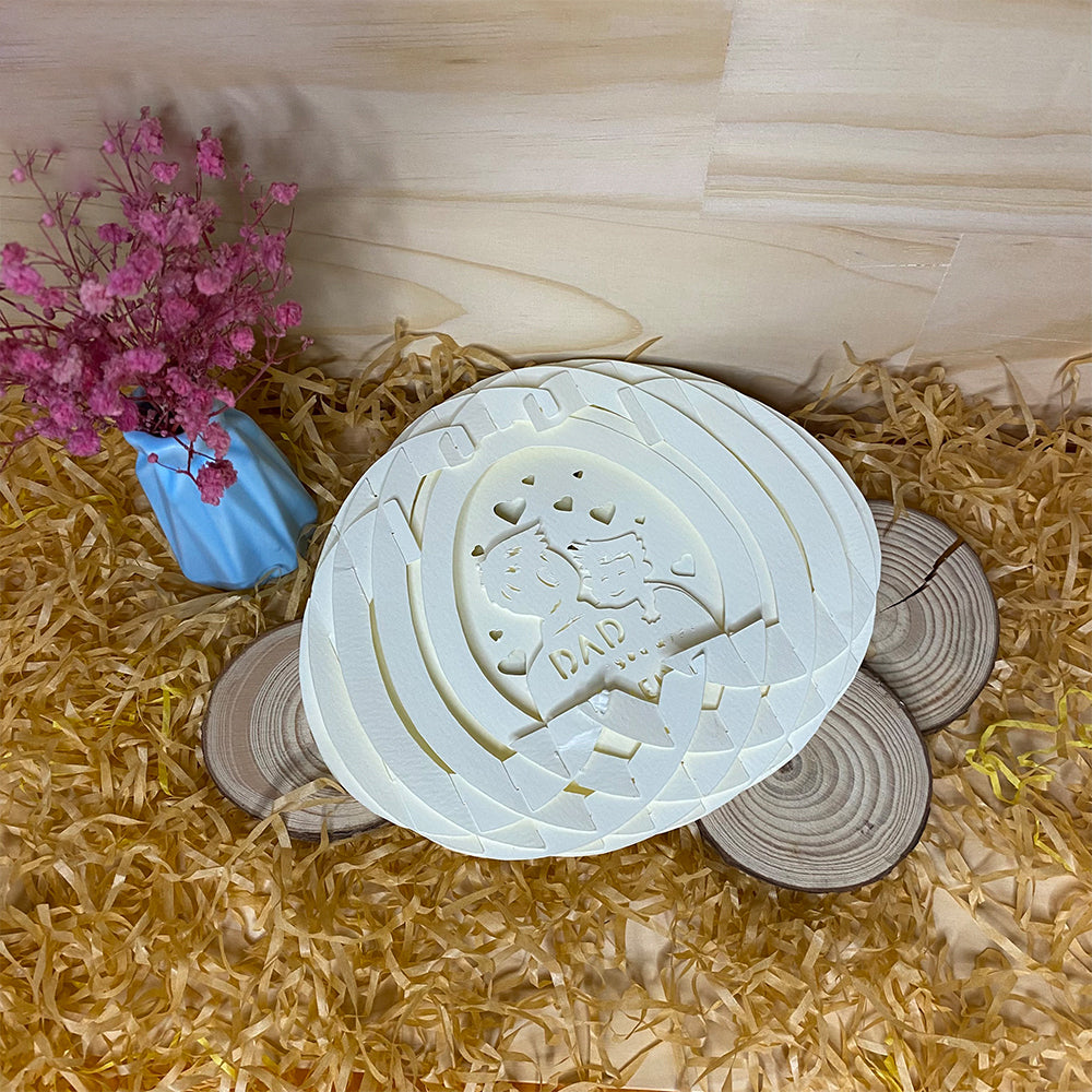 Father's Day 2 Boy – 3D Pop-Up Card SVG File for Cricut & Silhouette