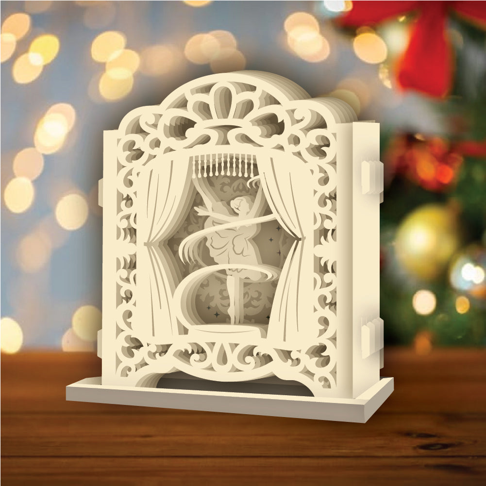 Ballet – 3D Pop-Up Card SVG File for Cricut & Silhouette