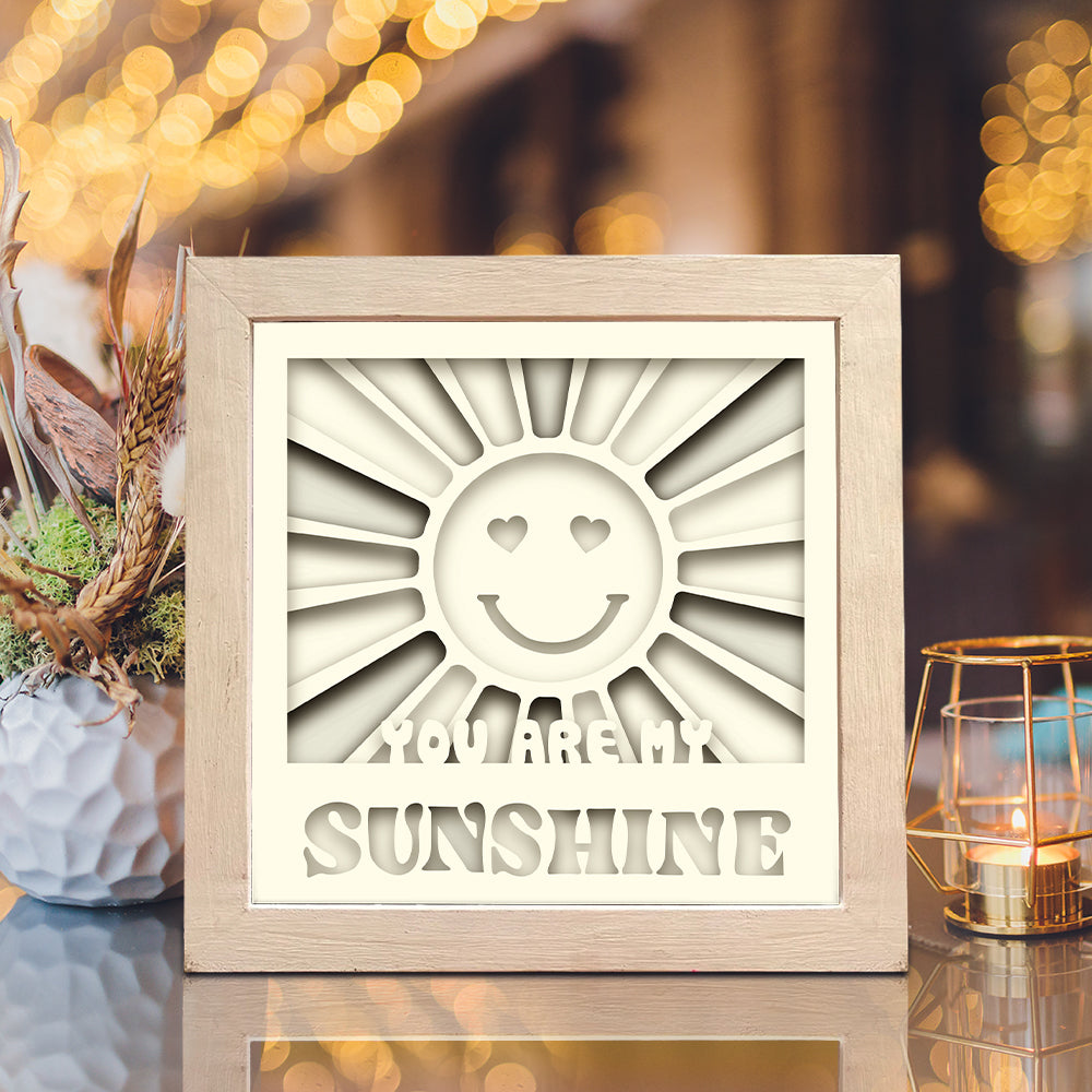 Sunshine – 3D Shadow Box SVG File for Cricut & Silhouette