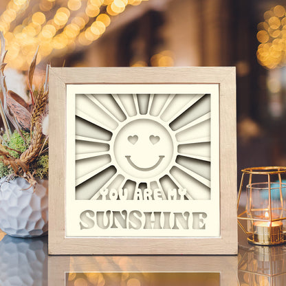 Sunshine – 3D Shadow Box SVG File for Cricut & Silhouette