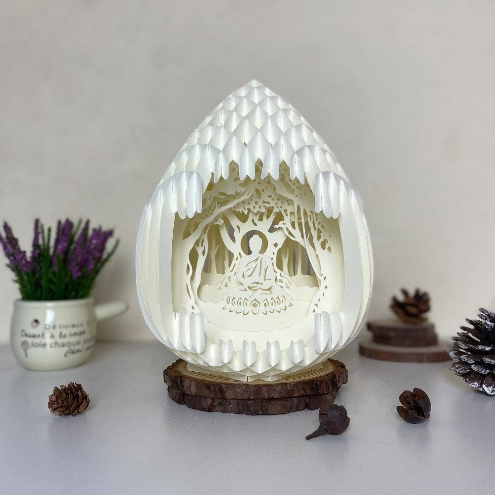 Buddha 1 – 3D Pop-Up Card SVG File for Cricut & Silhouette