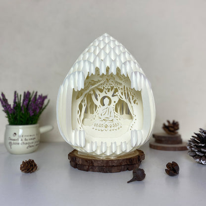 Buddha 1 – 3D Pop-Up Card SVG File for Cricut & Silhouette