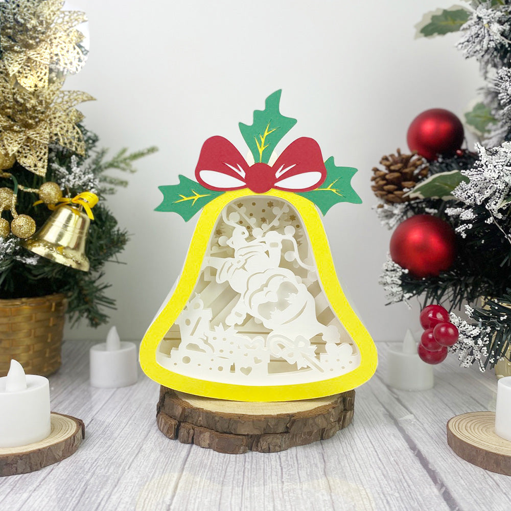 Christmas Santa – 3D Lantern SVG File for Cricut & Silhouette