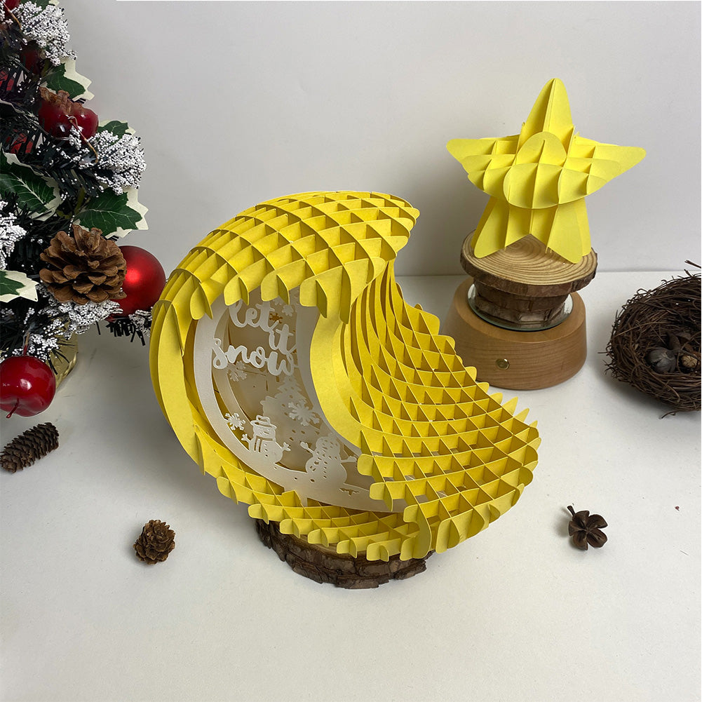 Xmas Snowman – 3D Pop-Up Card SVG File for Cricut & Silhouette