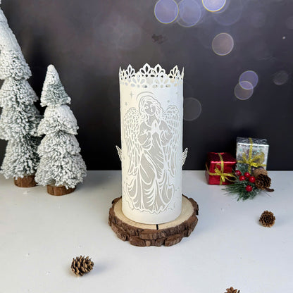 Angel – 3D Lightbox SVG File for Cricut & Silhouette