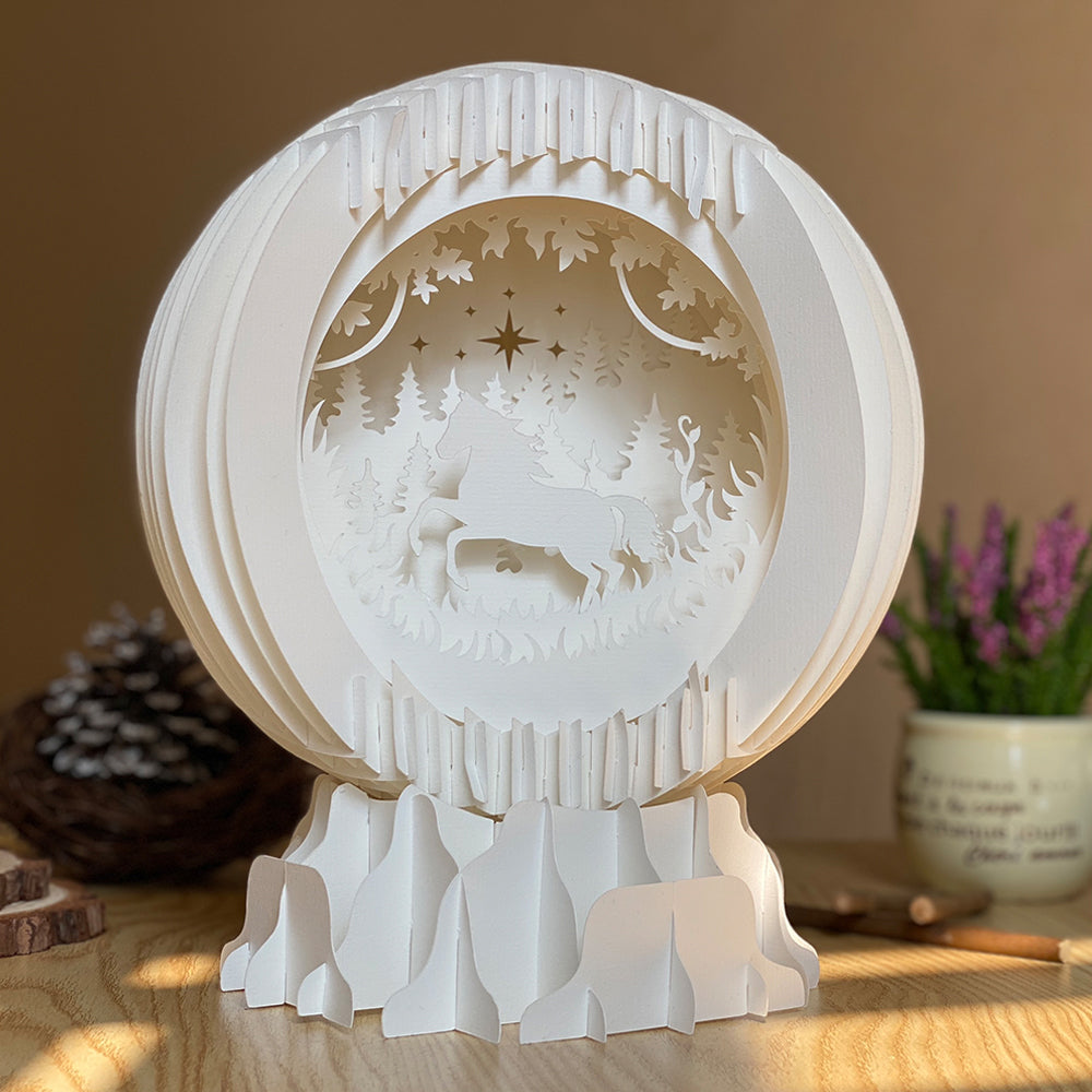 Horse – 3D Pop-Up Card SVG File for Cricut & Silhouette