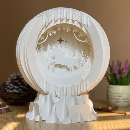 Horse – 3D Pop-Up Card SVG File for Cricut & Silhouette