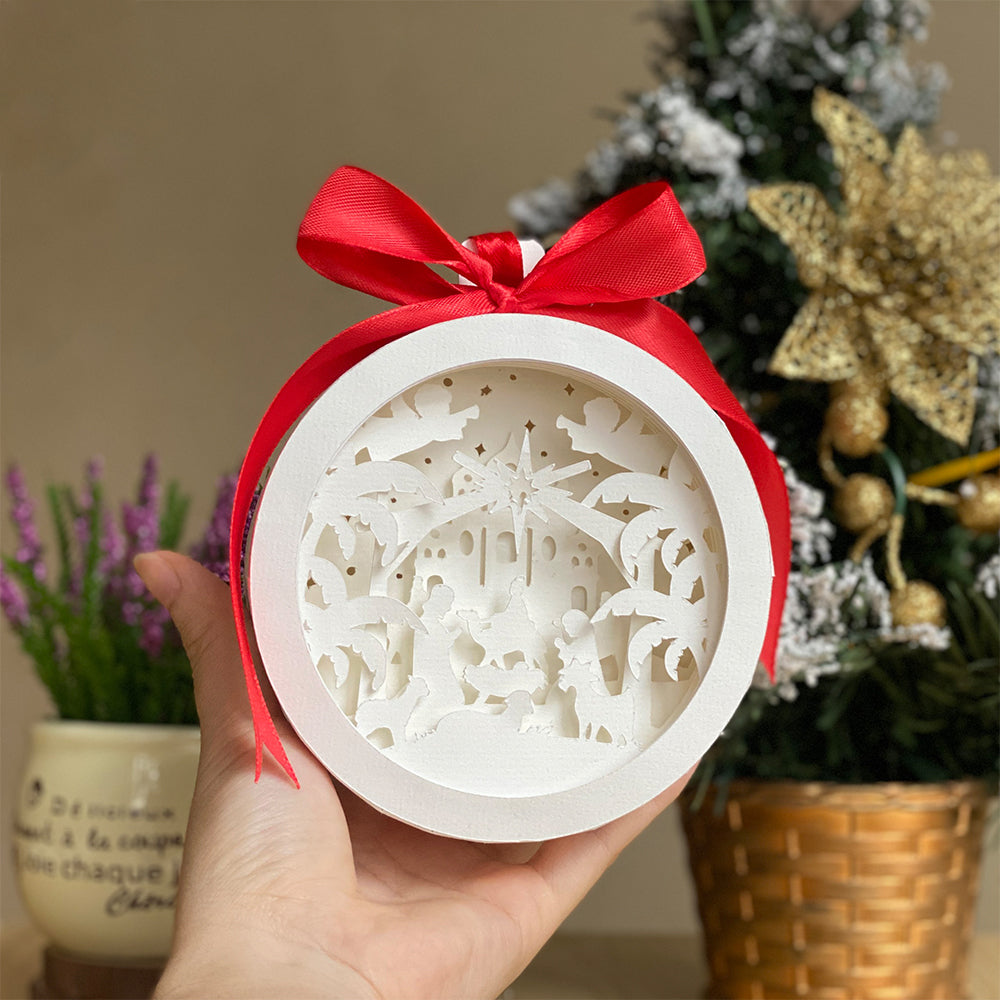 Nativity 1 – 3D Lantern SVG File for Cricut & Silhouette