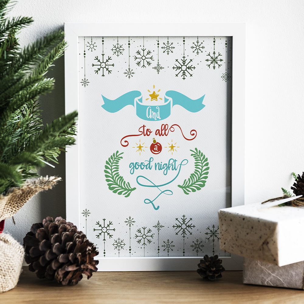 All a Good Night – 3D Lightbox SVG File for Cricut & Silhouette