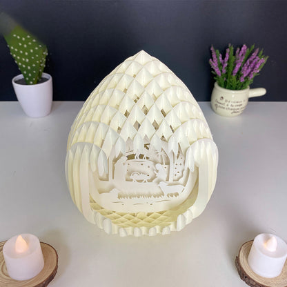 Christmas Nativity – 3D Pop-Up Card SVG File for Cricut & Silhouette