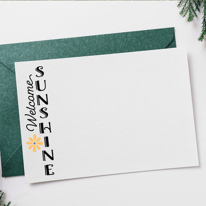Welcome Sunshine Vertical - Cricut File - VEKTOR KRAFT