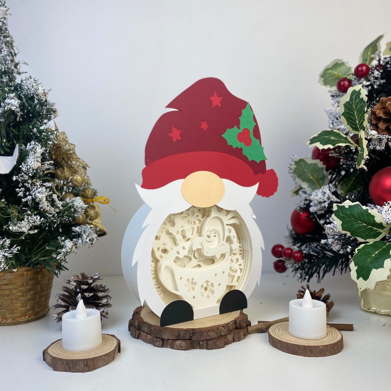 Christmas Snowman 3 – 3D Box SVG File for Cricut & Silhouette