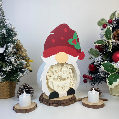 Christmas Snowman 3 – 3D Box SVG File for Cricut & Silhouette