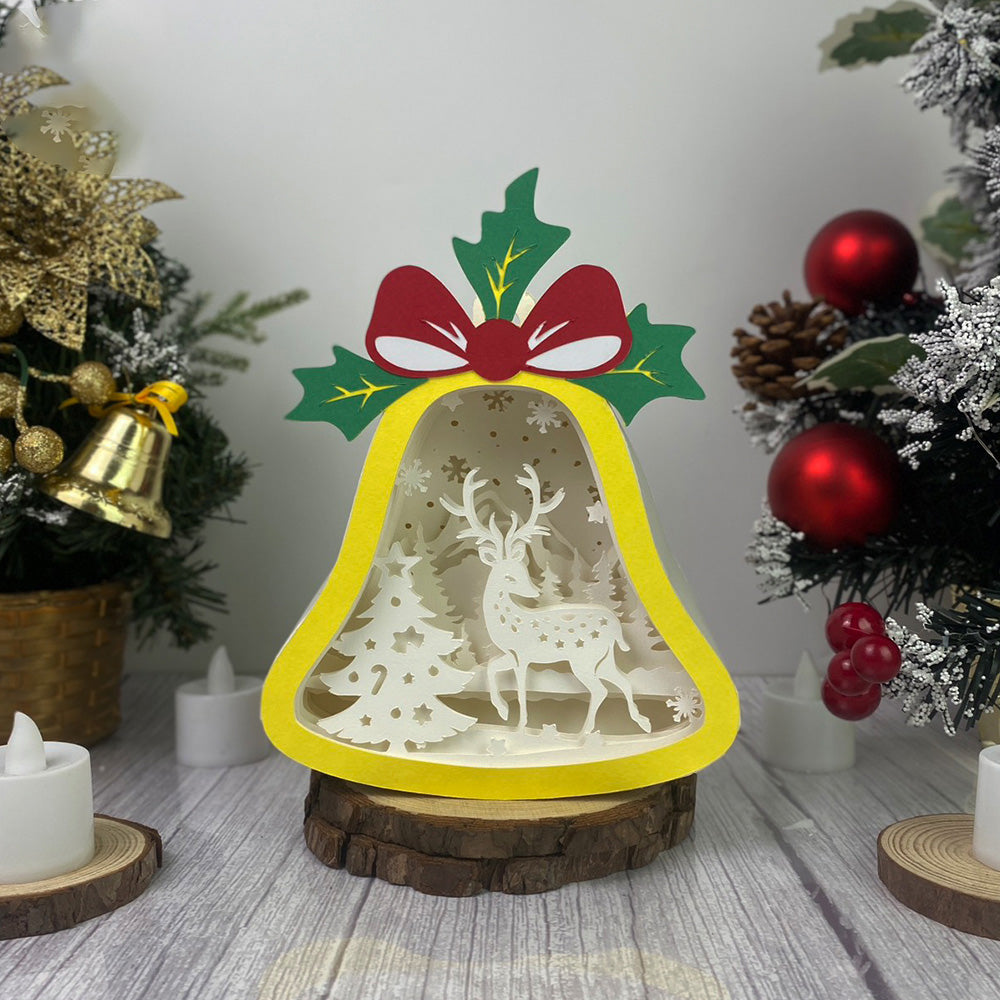 Deer – 3D Lantern SVG File for Cricut & Silhouette