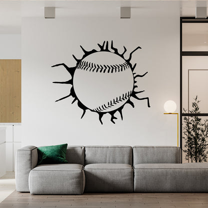 Cracked Glass Baseball - Cricut File - VEKTOR KRAFT