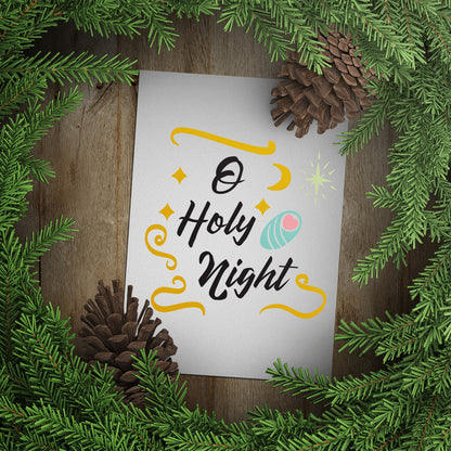 O Holy Night - Christmas Cricut File - VEKTOR KRAFT