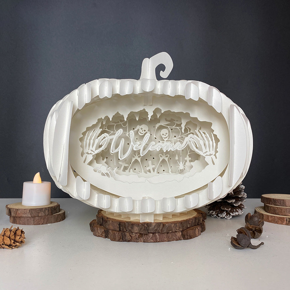 Welcome – 3D Pop-Up Card SVG File for Cricut & Silhouette