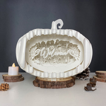 Welcome – 3D Pop-Up Card SVG File for Cricut & Silhouette