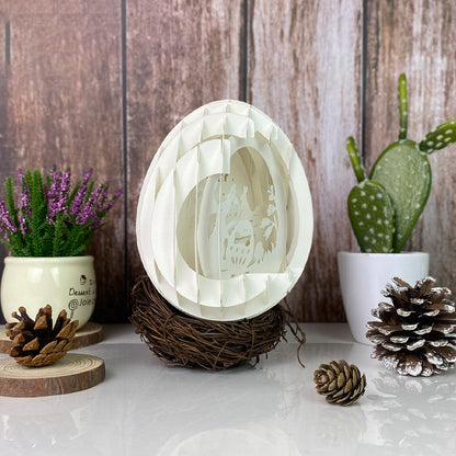 Happy Easter – 3D Pop-Up Card SVG File for Cricut & Silhouette
