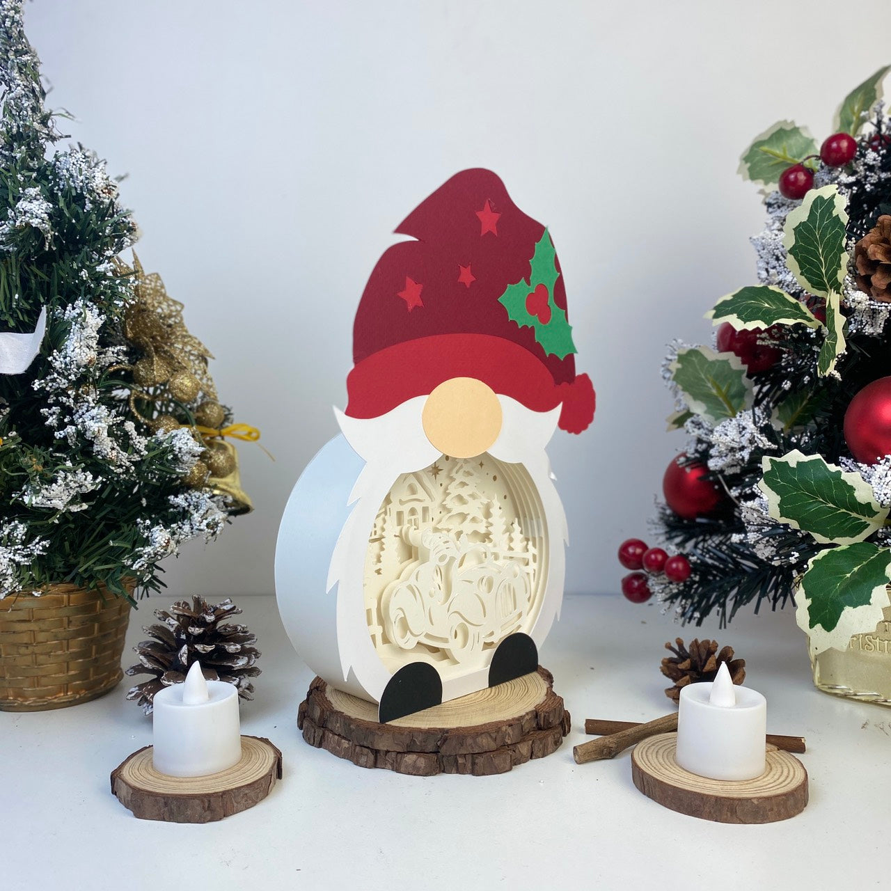 Gnome Truck – 3D Box SVG File for Cricut & Silhouette