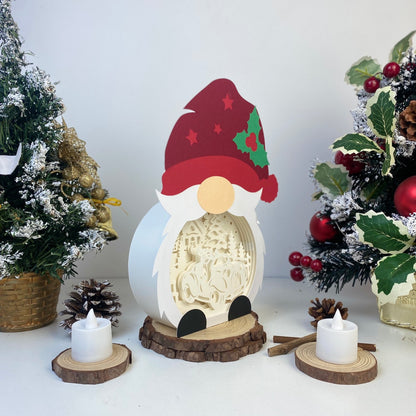 Gnome Truck – 3D Box SVG File for Cricut & Silhouette