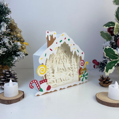 Christmas Deer – 3D Box SVG File for Cricut & Silhouette